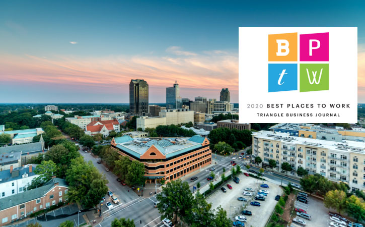 Triangle Business Journal: 2020 Best Places to Work